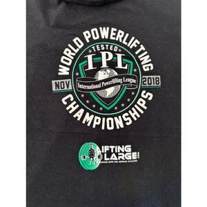 USPA Black Green Tank Top for Women - Powerlifting Apparel, Size S